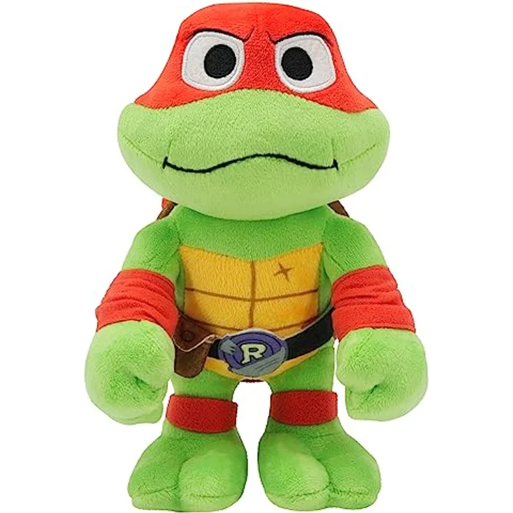 Mattel TEENAGE MUTANT Ninja Turtles Mutant Mayhem - 20 cm Raphael Plüschfigur zum Kuscheln und Spielen, tolles Geschenk für TMNT-Fans ab 3 Jahren, HRC79 – Bild 1