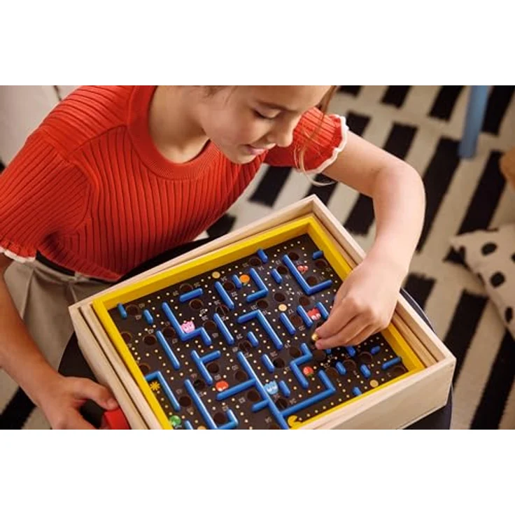 Brio PAC-MAN Labyrinth, Brettspiel mit retro-inspiriertem Maze und zahlreichen Hindernissen – Bild 7