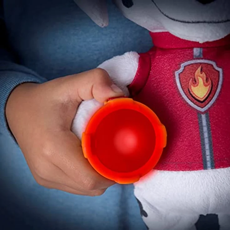 PAW PATROL 6059298, Snuggle Up Marshall Plush with Torch and Sounds, for Kids Aged 3 and Up – Bild 3