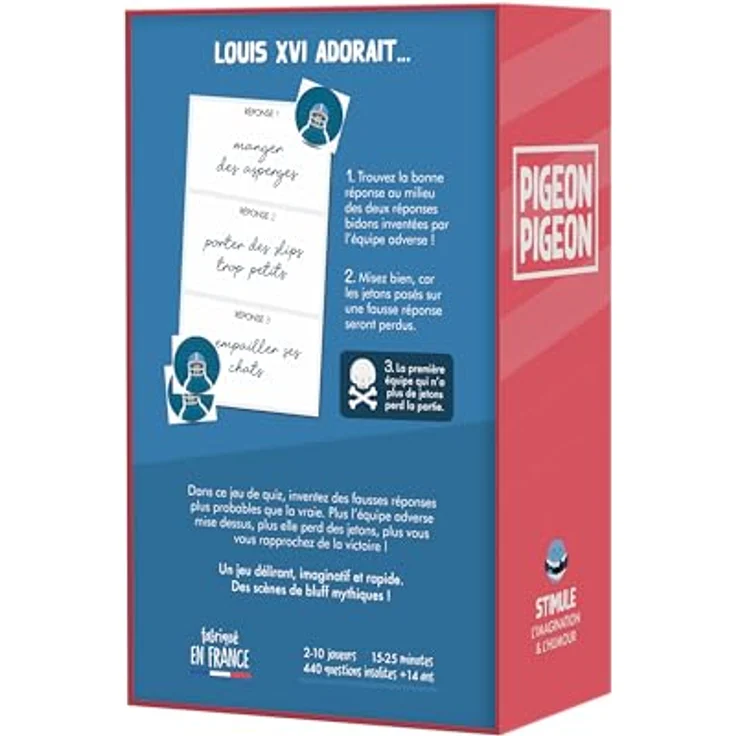 ATM Gaming Pigeon Taube Gesellschaftsspiel, kreatives Bluffspiel für die ganze Familie, 25 Min. Spieldauer – Bild 2