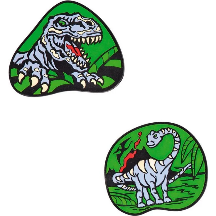 Scout Schulranzen Scout Funny Snaps Move 2er Set, 2-teilig mit Magnet, Danger Dino
