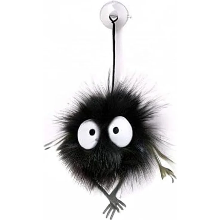 Studio Ghibli Chihiros Reise Plüsch- Rußmännchen mit Saugnapf Farbe: schwarz. Material: 100% Polyester, Hersteller Sun Arrow. – Bild 4