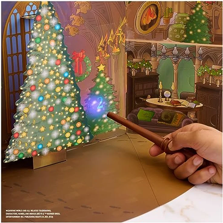 Wizarding World Harry Potter Magical Minis Adventskalender 2023 mit Mini-Zauberstab, 3 Spielfiguren und weiteren Überraschungen, Spielzeug für Kinder ab 6 Jahren, Fanartikel – Bild 4