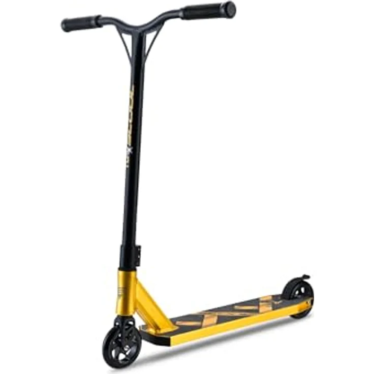 S'cool Stuntscooter flaX stunt - City Roller, Stuntscooter in dynamischem Design, robust und leicht, schwarz – Bild 1