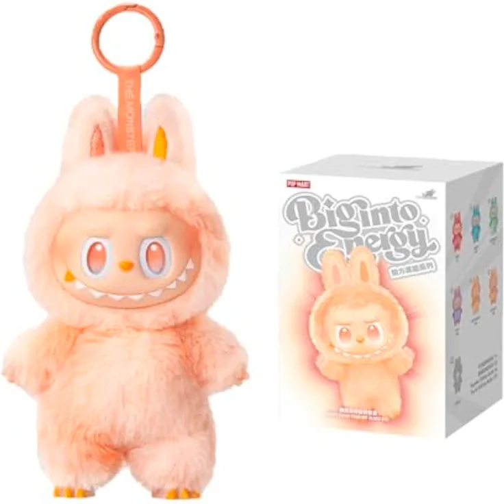 POP MART Labubu Big Into Energy, 17 cm Sammlerfigur aus hochwertigem Vinyl mit dynamischen Details, Original The Monsters Edition
