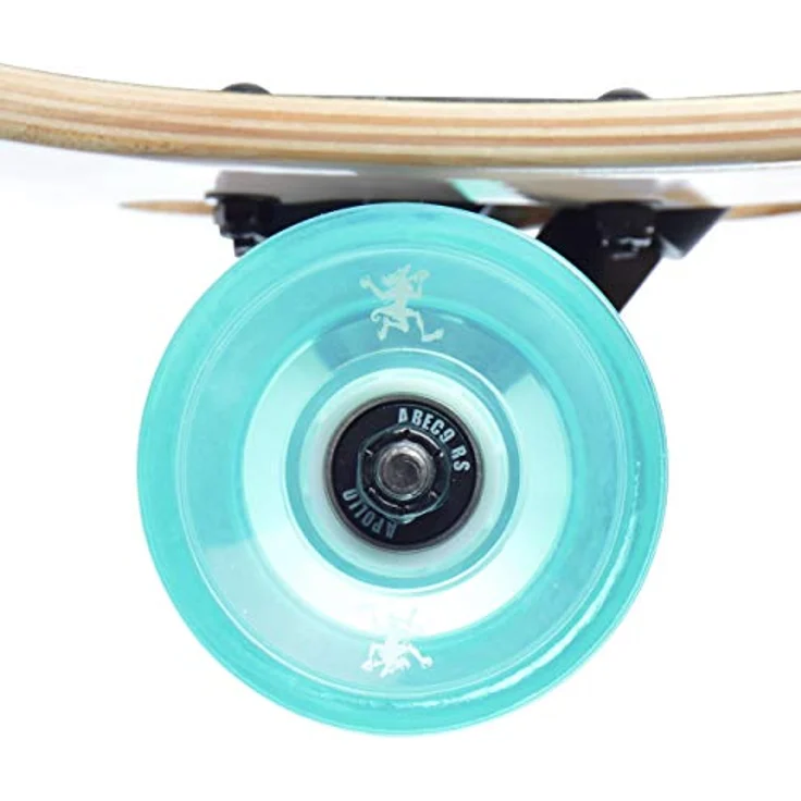 Apollo Longboard Nauro - TwinTip Drop-Through Bamboo Komplettboard – Bild 4