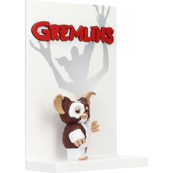 SD Toys Gremlins - Gizmo, detailreiche 3D-Figur mit original Filmplakat, Höhe 25 cm – Bild 2