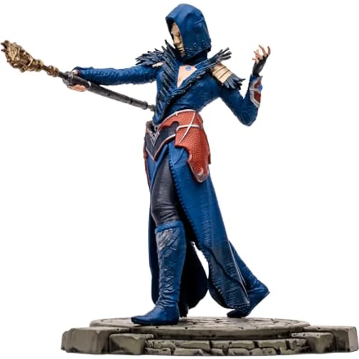 McFarlane Toys Actionfigur Diablo 4, ca. 18 cm, mit Zubehör und Sammelkarte, detailreich und beweglich, in bedruckter Fensterbox – Bild 5