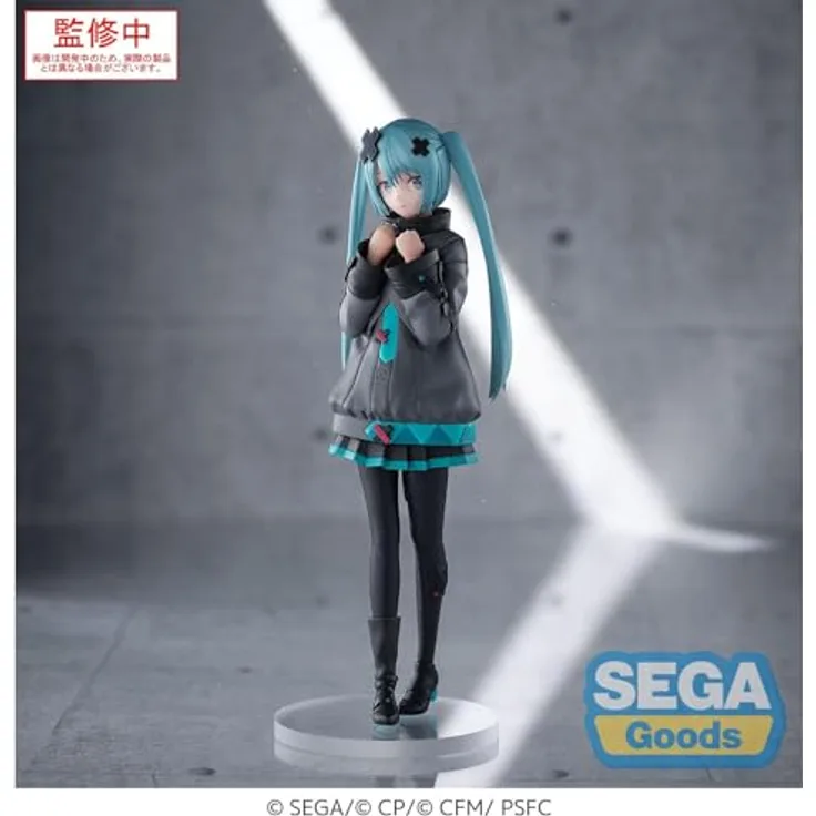 USA Gundam Store Hatsune Miku Shuttered Sekai Version Figur, 20 cm, leuchtend, PVC