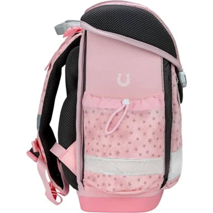 Belmil Classy Schulranzen Set 4-teilig (403-13/AG/S), ergonomisch, wasserdicht, für Grundschule 1.-3. Klasse, Star Horses, 19 L – Bild 5