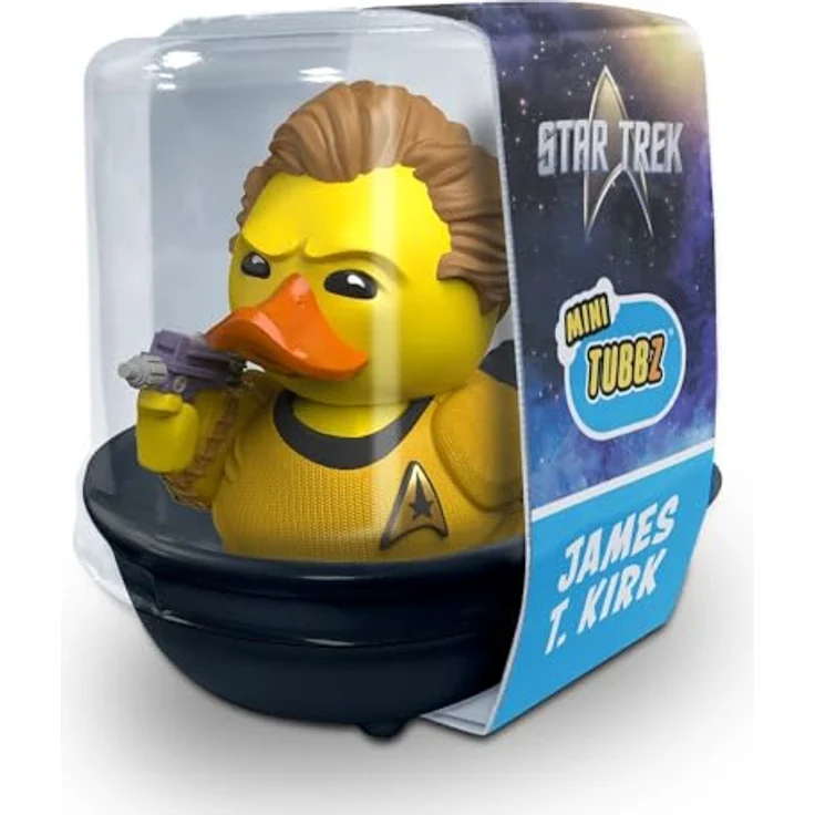 TUBBZ Kleine James T. Kirk Sammelbare Vinyl-Gummientenfigur - Offizielles Star Trek Merchandise - Mini-TUBBZ, 50% kleiner als Standard, ideal für begrenzten Platz - Sci-Fi Fernseher, Filme & Videospiele – Bild 3