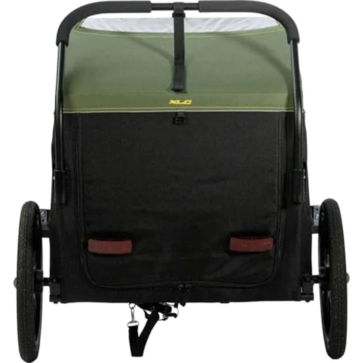 XLC Fahrrad-Hundeanhänger Dog Medium BS-C12, faltbarer Fahrradanhänger mit Insekten- und Wetterschutzdach, max. 25 kg belastbar, inkl. Buggyrad und Sicherheitseinrichtungen – Bild 6