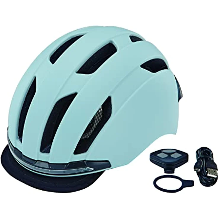 Fahrradhelm ECO Urban, grau, 58-61 cm – Bild 4