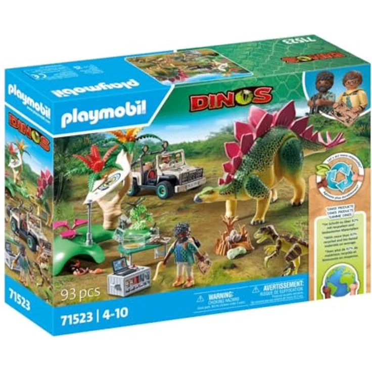 Playmobil® Konstruktions-Spielset Forschungscamp mit Dinos (71523), Dinos, (93 St), Made in Europe – Bild 3