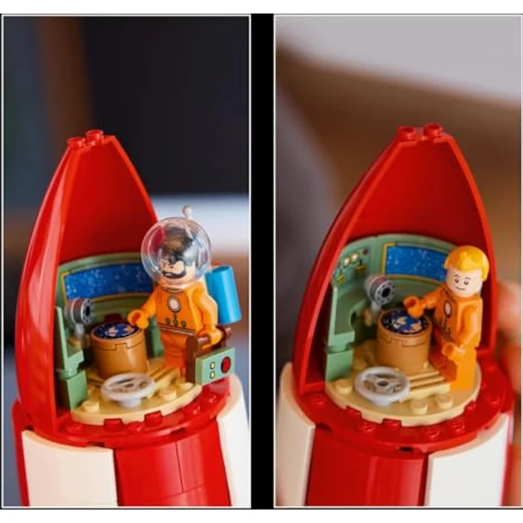LEGO Mondrakete von Tim und Struppi - 21367, 1.283-teiliges Modell mit einer Höhe von 49 cm und fünf Minifiguren, für Erwachsene ab 18 Jahren – Bild 7