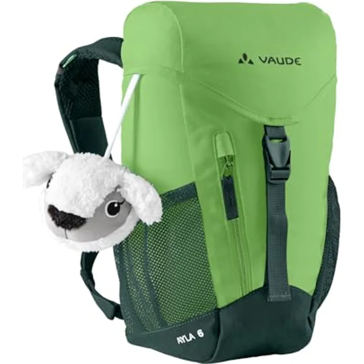 Vaude Ayla 6, Kinderrucksack aus 100% Polyester in grün, 30 cm Höhe, ideal für den Kindergarten