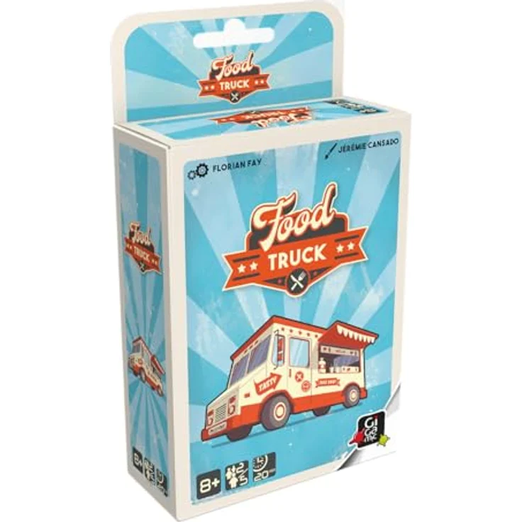 Sonstige Verlage Foodtruck Brettspiel – Streetfood-Familienspiel für 2-5 Spieler, ab 8 Jahren, Spieldauer 20+ Minuten – Bild 1