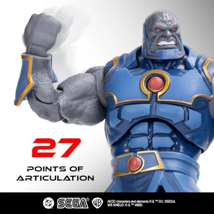 Sonic The Hedgehog DC x Sonic 2.5 Figur Dr. Eggman, Sammelfigur mit mehreren Bewegungspunkten, 18 cm, exklusive Darkseid-Edition – Bild 3