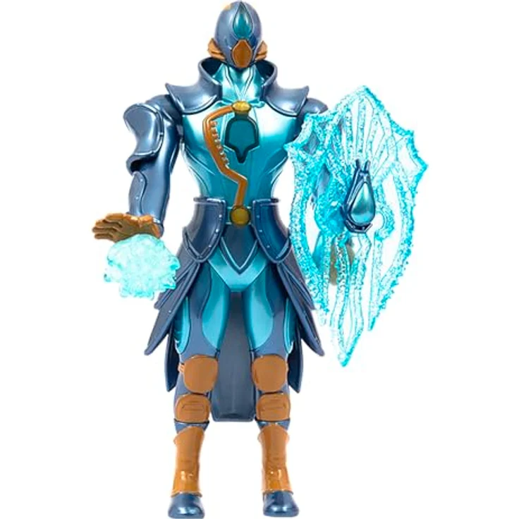 Giochi Preziosi Gormiti Aqu, 27 cm Figur mit Gelenken und interaktiver Lichtangriffsfunktion, mehrfarbig – Bild 5