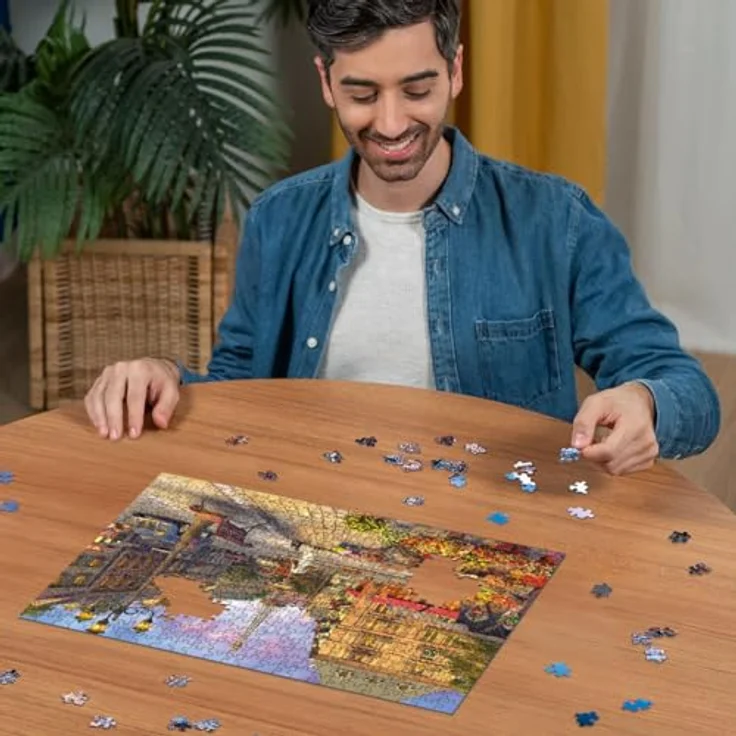 Ravensburger Puzzle 12000198 - Spaziergang durch Paris - 500 Teile Puzzle für Erwachsene und Kinder ab 12 Jahren, Stadt-Puzzle Paris, Verschiedene Farben – Bild 4