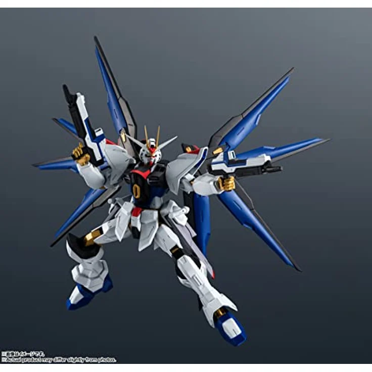 TAMASHII NATIONS BANDAI Mobile Suit Gundam Seed Destiny ZGMF-X20A Strike Freedom Gundam, 15 cm Sammelfigur aus schwarzem PVC – Bild 5