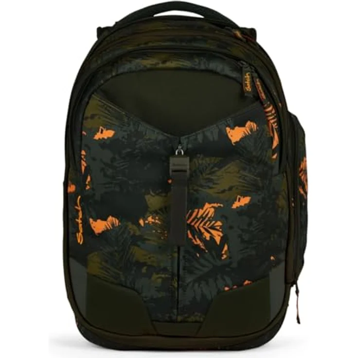 satch Match Schulrucksack Jurassic Jungle Einzeln, Ergonomisch, Reflektierend, 2 Hauptfächer, 1 Organizerfach – Bild 1