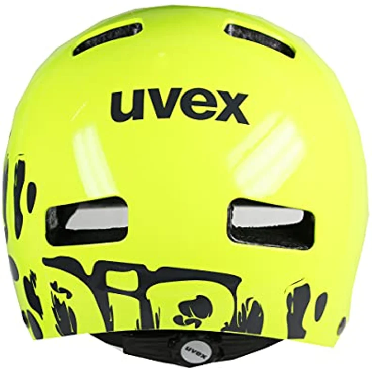 uvex 'Kid 3' Fahrradhelm dirtbike neon in Gr. S/M (Kopfumfang: 55-58 cm) – Bild 4