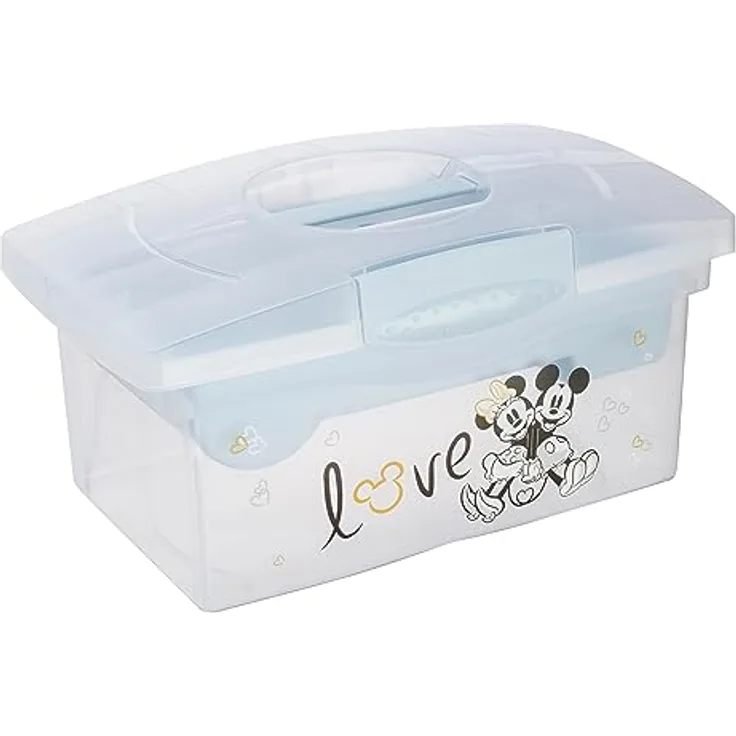 keeeper Mickey Traveller, Organizer-Aufbewahrungsbox mit Deckel, Patryk, Cloudy Blue (Blau)
