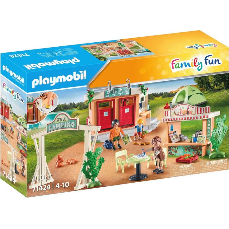 Playmobil® Konstruktions-Spielset Campingplatz (71424), Family & Fun, (100 St) – Bild 1
