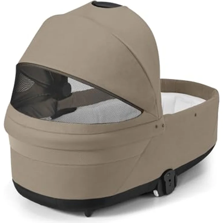 Cybex Gold PU1 Cot S Lux Kinderwagen, Mandelbeige - Bequemer und ergonomischer Kinderwagen für die ersten 6 Monate – Bild 5