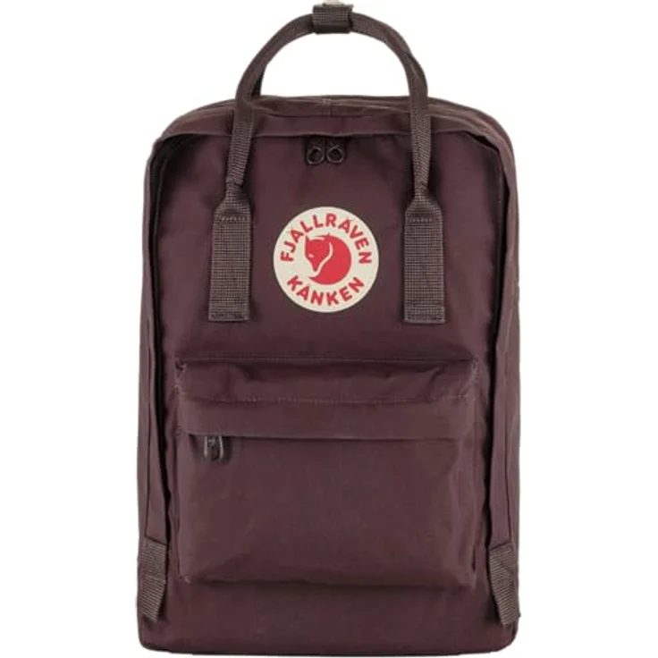 Fjällräven Kånken Laptop 15'', Schulrucksack mit gepolstertem Laptopfach, 18 Liter, 40 cm, Farbe Blackberry – Bild 1