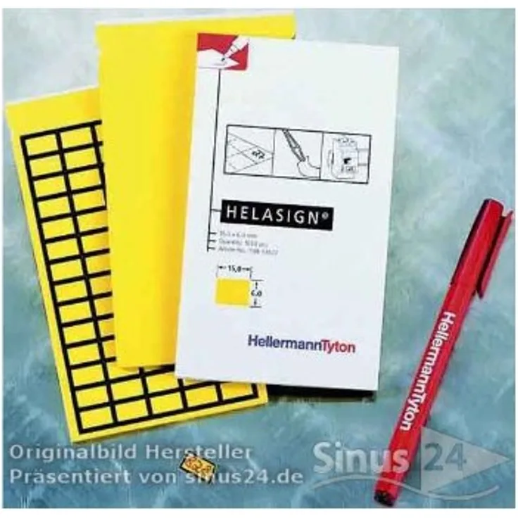 HellermannTyton Etiketten TAG121B-270-YE