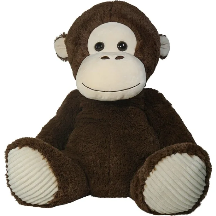 JollyPlush XXL Kuscheltier Affe, Plüschfreund mit 80 cm Größe, ideal zum Kuscheln und Spielen