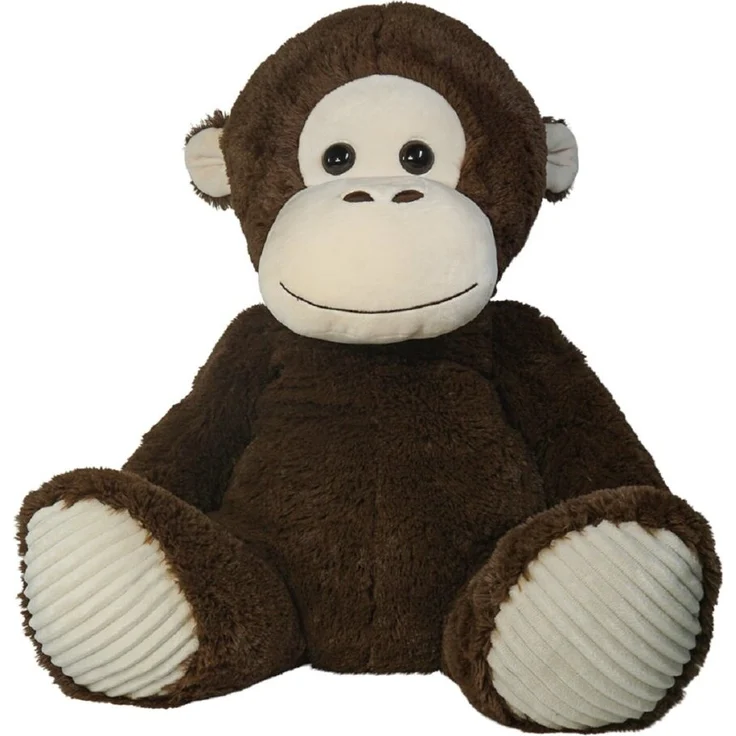 JollyPlush XXL Kuscheltier Affe, Plüschfreund mit 80 cm Größe, ideal zum Kuscheln und Spielen