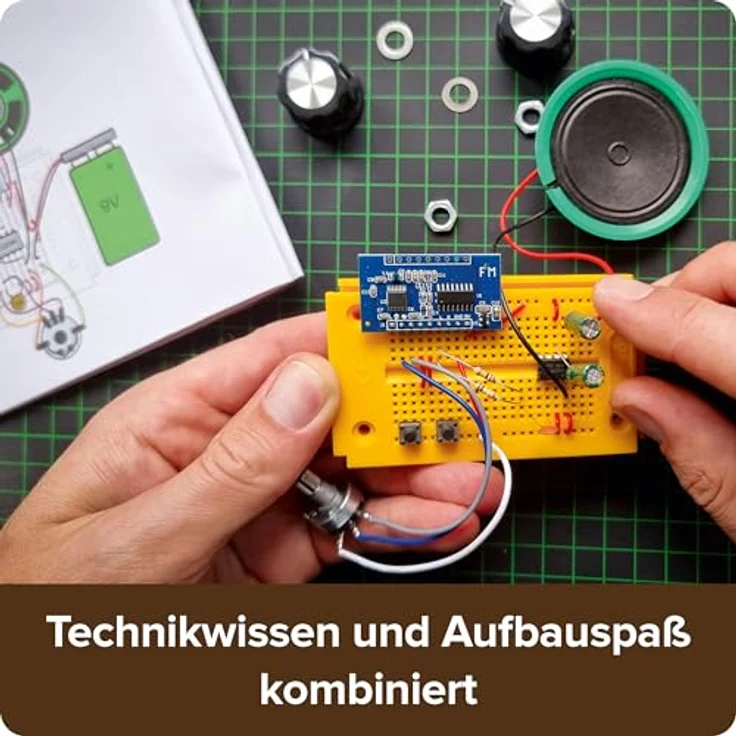 FRANZIS 67226 - Das UKW-Radio zum Selberbauen (ohne Löten) - Erleben sie klaren Klang und digitale Präzision, inkl. 36-seitigem Handbuch – Bild 3