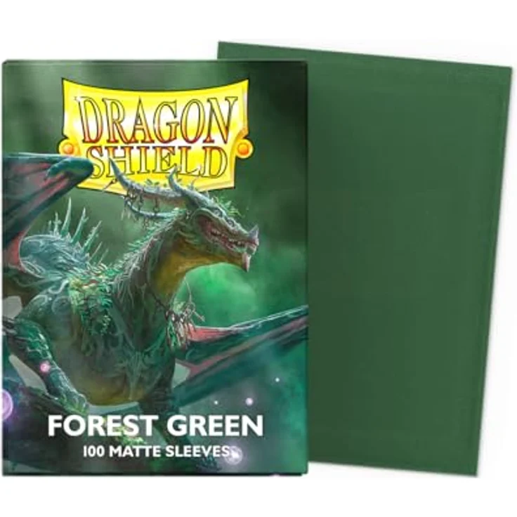 Dragon Shield Arcane Tinmen Dragon Shield: Matte Kartenhüllen für Sammelkartenspiele, Forest Green, 100 Stück – Bild 2