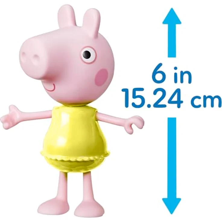 Hasbro Peppa Pig Peppas Anziehspaß-Kleiderschrank, Spielset mit 15 cm Peppa Figur, 14 Accessoires, drehbarem Ständer und Aufklebern,für Kinder ab 3 Jahren – Bild 10