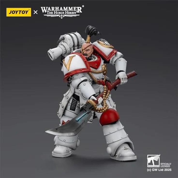 JOYTOY Warhammer The Horus Heresy Actionfigur White Scars Legion Praetor, 12 cm mit Zubehör – Bild 5