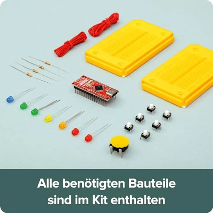 FRANZIS 671936 - Mach`s einfach - Maker Kit für Arduino Perfekt für Einsteiger, Weiß, inklusive Arduino-kompatiblem Nano-Board und mBlock 5 Programmierung – Bild 4