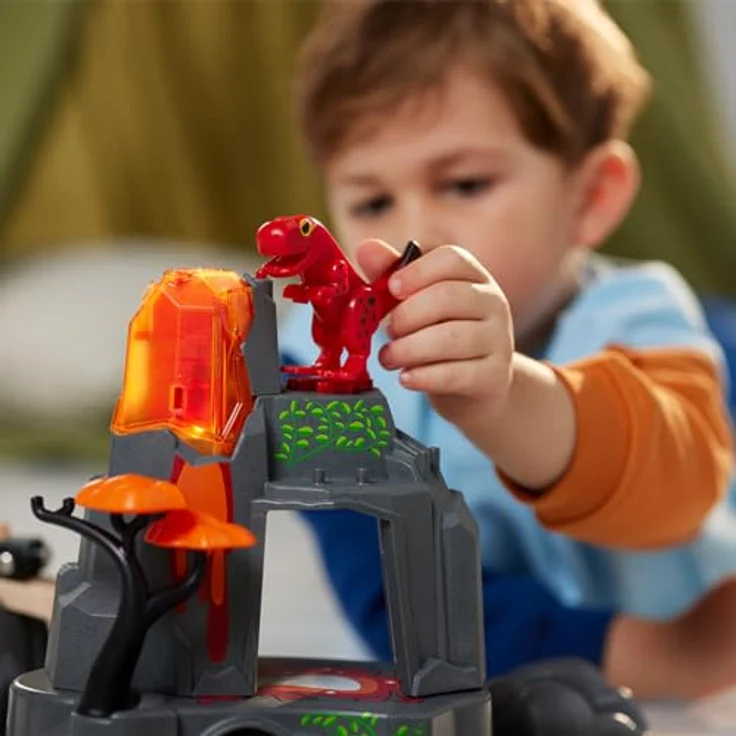 Brio Dinosaur Erupting Volcano, Spielset mit Ausbruchsfunktion und T-Rex-Figur für BRIO World – Bild 3