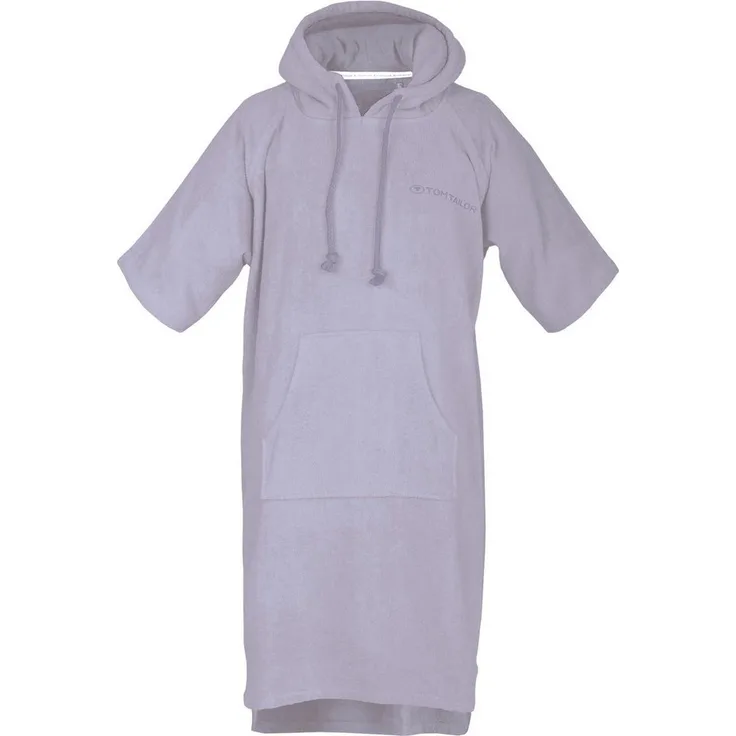 TOM TAILOR HOME Badeponcho Surfponcho COLOR BATH, Midilänge, Frottier, Kapuze, Kordelzug, Bauchtasche, saugstark, Baumwolle, auch in Kindergrößen