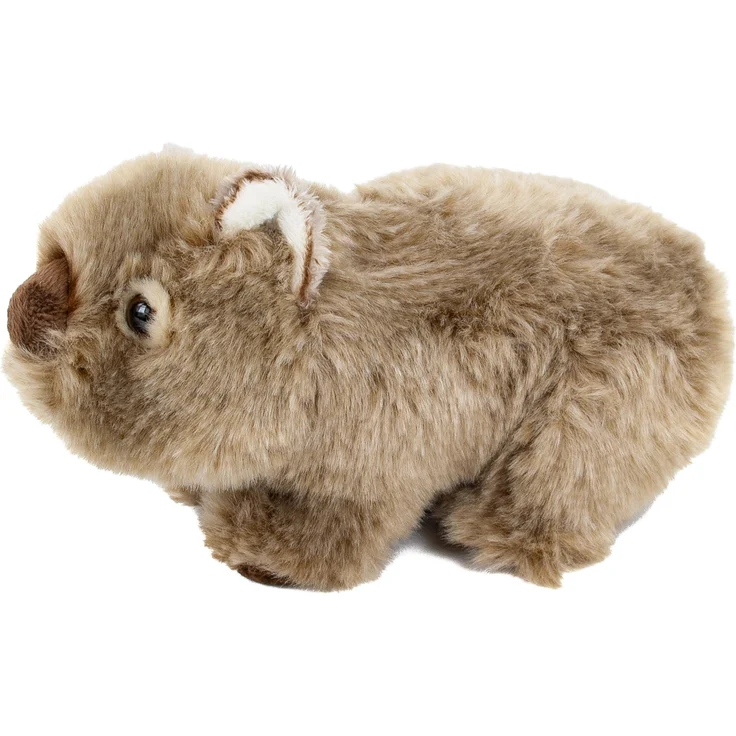 Teddys Rothenburg Kuscheltier Wombat, 20 cm großes braunes Plüschstofftier, maschinenwaschbar bis 30°C