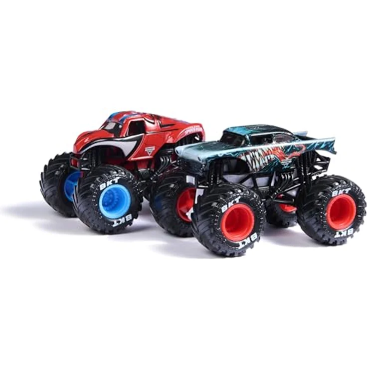 Monster Jam - Zweier-Pack Original Monster Trucks im Marvel Superhelden-Design, Maßstab 1:64, ab 3 Jahren (Zufallsauswahl) – Bild 2