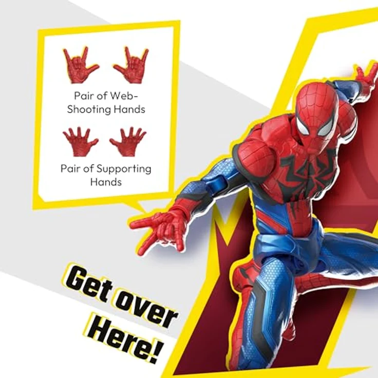 Blokees Marvel Rivals Spider-Man Modellbausatz, 15-16 cm, Artikuliert, Mehrfarbig, inkl. Sockel – Bild 12