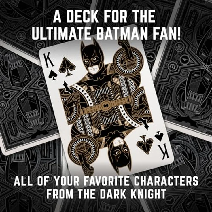 theory11 The Dark Knight Trilogy, Premium-Spielkarten mit 3D-Prägung und individuellem Kunstwerk, offiziell lizenziert – Bild 5