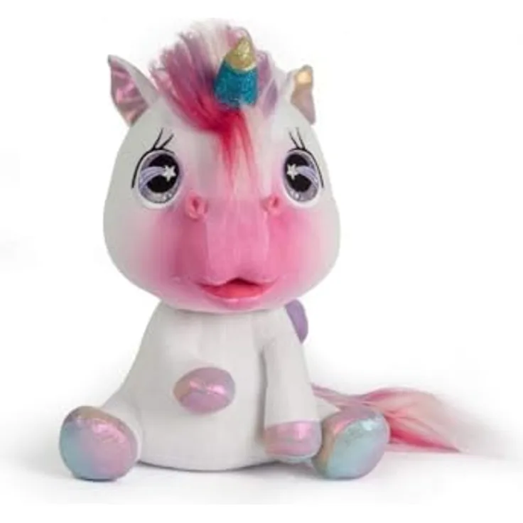 Club Petz MY BABY UNICORN, Funktionsplüsch Einhorn Pony mit 12 Überraschungen, 3 Modelle, inkl. Adoptionszertifikat, Höhe: 27 cm, ab 3 Jahren