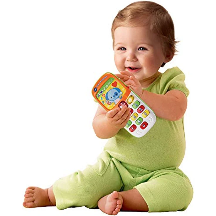 VTech Baby Smartphone bilingue, interaktives Musikspielzeug mit Lichteffekten und Hologramm, für Babys von 6–36 Monaten – Bild 5
