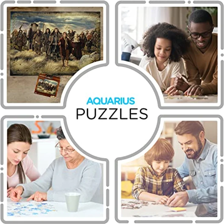 AQUARIUS The Hobbit Puzzle 3000-teilig, lizenziertes Jigsaw Puzzle, plastikfrei, bleifrei, phthalatfrei, 32 x 45 cm, für Erwachsene ab 14 Jahren – Bild 4