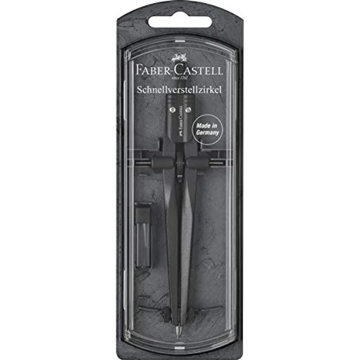 Faber-Castell 174530 - Schnellverstellzirkel Stream, Blackstone, 1 Stück – Bild 1