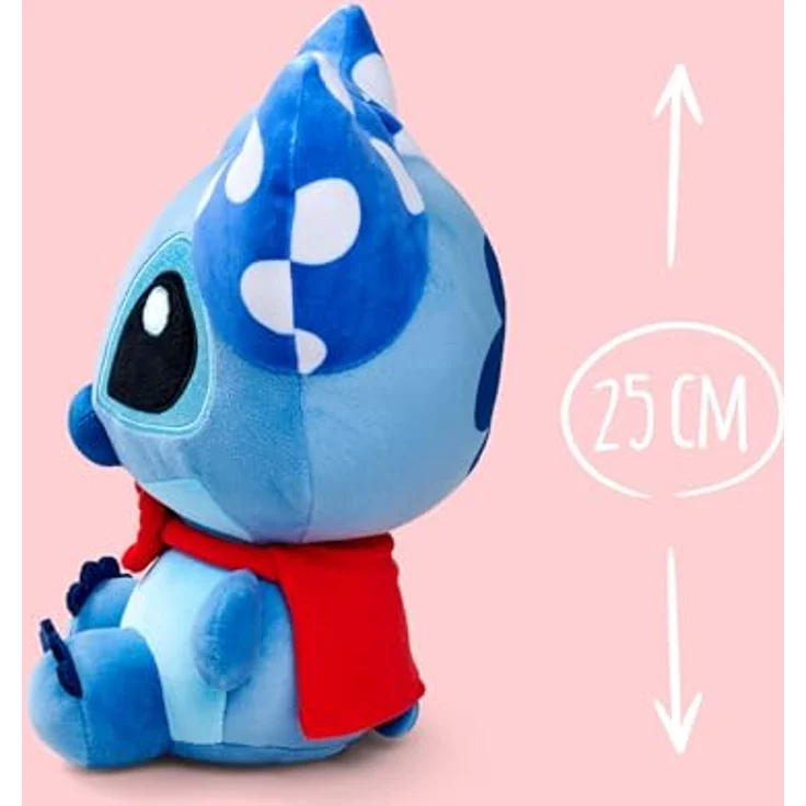 Simba Disney Doorables Stitch, 25 cm Plüschfigur aus Lilo & Stitch, kuschelig weich, geeignet für Kinder ab den ersten Lebensmonaten – Bild 3